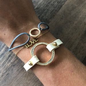 Organic circle suede bracelets - Adore Signature